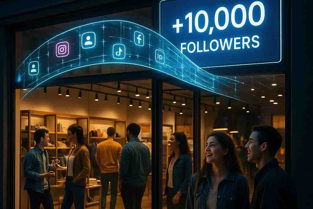 מכשיר המונה של ActiveCrowd מציג מספר עוקבים בזמן אמת